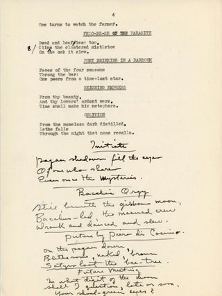 A Page from "Strange Miniatures" by Clark Ashton Smith