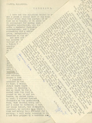 A E. Coppard's Foreword to FEARFUL PLEASURES (1946)