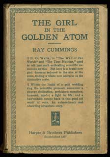 #102709) THE GIRL IN THE GOLDEN ATOM. Ra Cummings