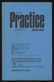 (#107229) THE PRACTICE EFFECT. David Brin.