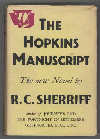 (#109619) THE HOPKINS MANUSCRIPT. Sherriff.