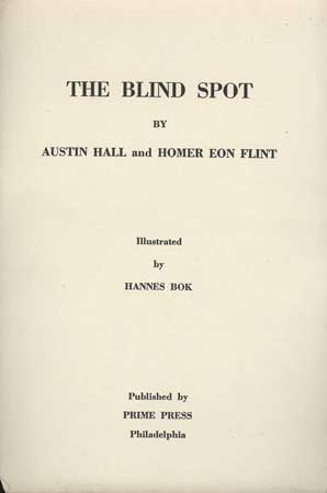 (#109801) THE BLIND SPOT. Austin and Hall, Flint.
