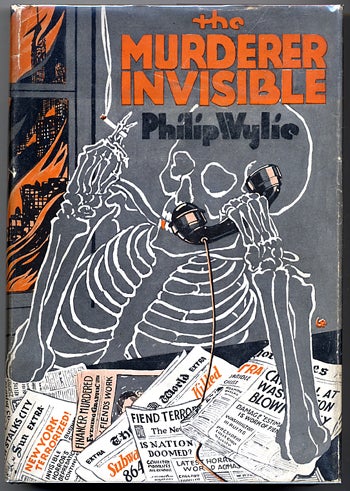 (#111965) THE MURDERER INVISIBLE. Philip Wylie.