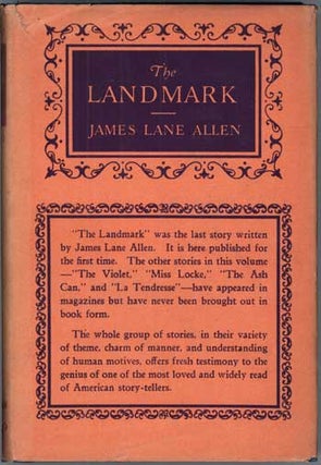 #116311) THE LANDMARK. James Lane Allen