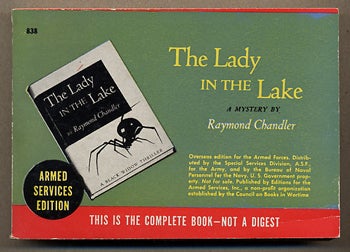 (#127723) THE LADY IN THE LAKE. Raymond Chandler.