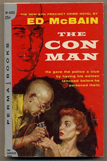 (#127759) THE CON MAN. Evan Hunter, "Ed McBain."