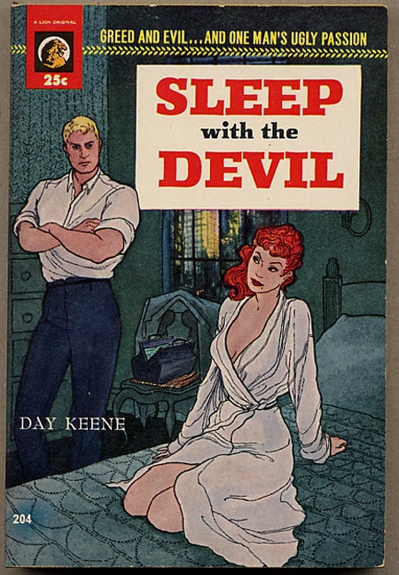 (#128112) SLEEP WITH THE DEVIL. Day Keene, Gunnard Hjerststedt.