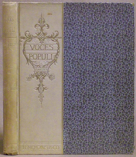 (#128245) VOCES POPULI [REPRINTED FROM "PUNCH"] ... SECOND SERIES. F. Anstey, Thomas Anstey Guthrie.