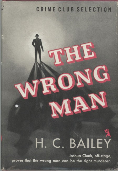 (#128772) THE WRONG MAN. Bailey.