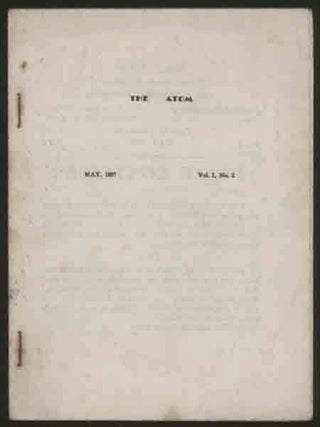 #128928) THE. May 1937 . Edited Richard Wilson ATOM, Jr, number 2 volume 1