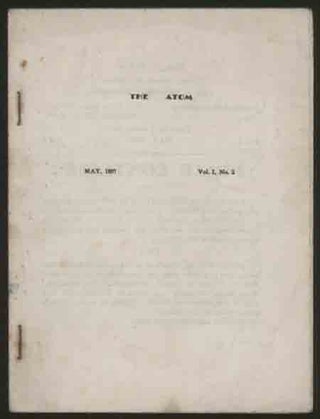 #128928) THE. May 1937 . Edited Richard Wilson ATOM, Jr, number 2 volume 1