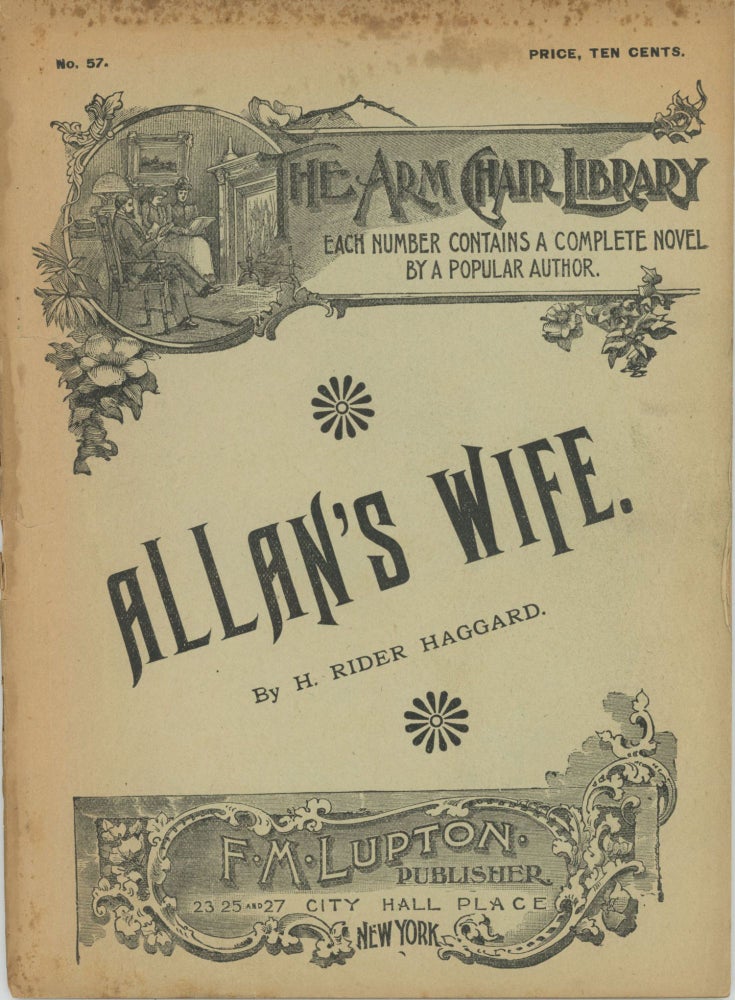 (#130138) ALLAN'S WIFE ... [cover title]. Haggard, Rider.