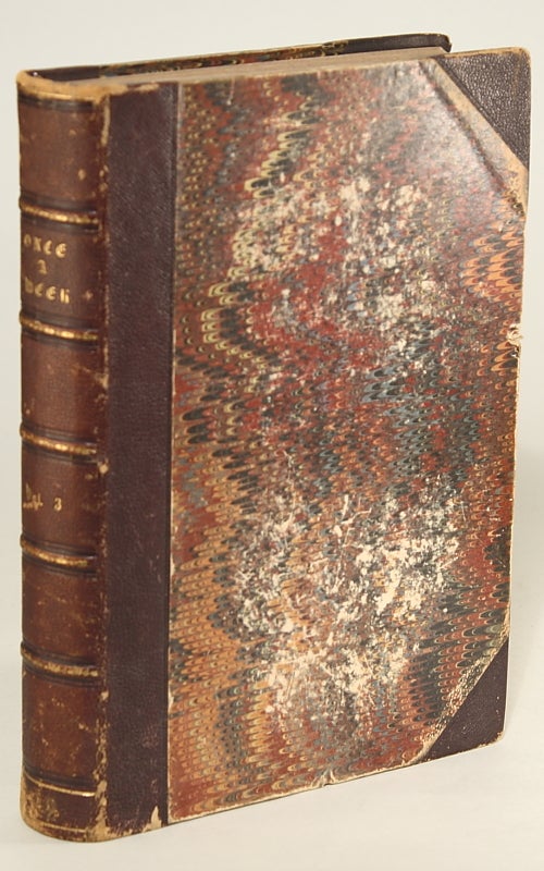 (#133090) ART ONCE A. WEEK: AN ILLUSTRATED MISCELLANY OF LITERATURE, SCIENCE, POPULAR INFORMATION. July - December 1860, Samuel Lucas, POPULAR INFORMATION. July - December 1860 ., volume 3.