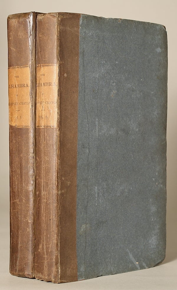 (#134900) THE ALHAMBRA. By Geoffrey Crayon [pseudonym] ... In Two Volumes. Washington Irving.