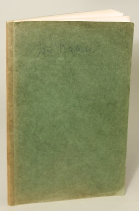DIE RAKETE. ZEITSCHRIFT DES VEREINS FÜR RAUMSCHIFFAHRT E. V. ... 1. Jahrgang 1927. Edited by Johannes Winkler.