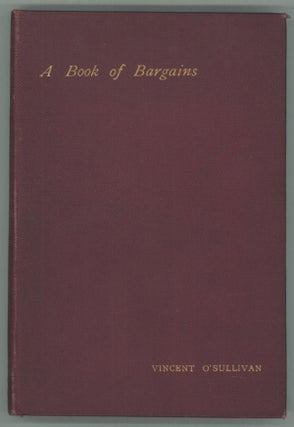 A BOOK OF BARGAINS ...