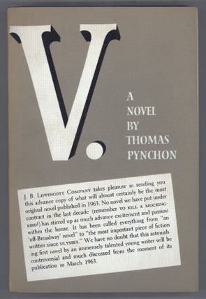 #136736) V.: A NOVEL. Thomas Pynchon
