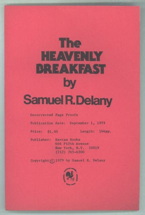 #137151) HEAVENLY BREAKFAST. Samuel R. Delany