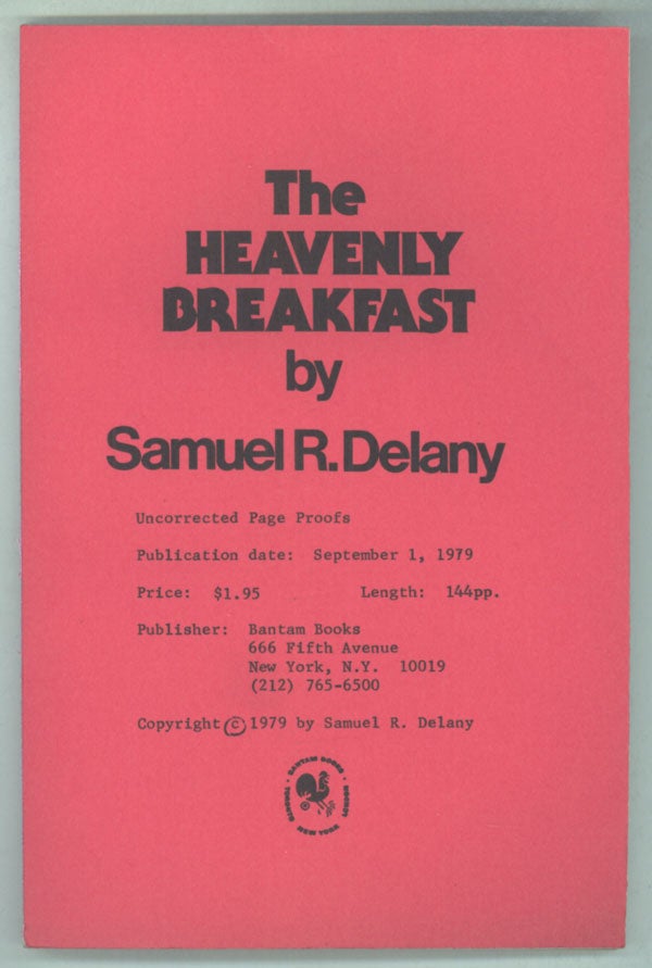 (#137151) HEAVENLY BREAKFAST. Samuel R. Delany.