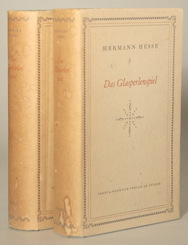 (#137999) DAS GLASPERLENSPIEL. Versuch einer Lebensbescheibung des Magister Ludi Josef Knecht samt Knechts hinterlassenen Schriften. Hermann Hesse.