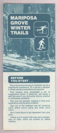 #138951) Mariposa Grove winter trails ... [caption title]. YOSEMITE NATURAL HISTORY ASSOCIATION...