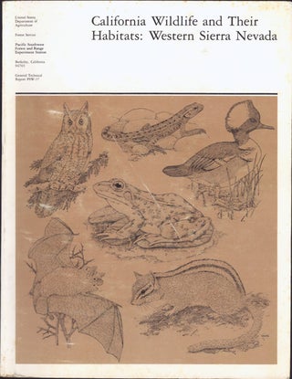 #138985) California wildlife and their habitats: Western Sierra Nevada ... Issued January 1980....