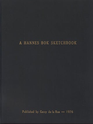 #139028) A HANNES BOK SKETCHBOOK. Hannes Bok, Wayne Woodard