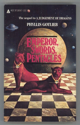 #139684) EMPEROR, SWORDS, PENTACLES. Phyllis Gotlieb