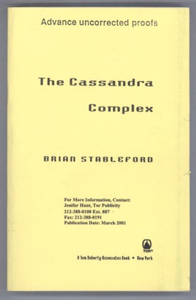 #139959) THE CASSANDRA COMPLEX. Brian M. Stableford