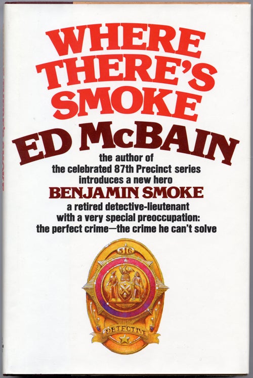 (#140530) WHERE THERE'S SMOKE. Evan Hunter, "Ed McBain."
