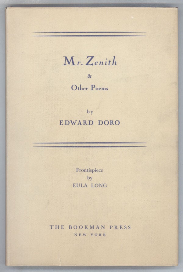 (#142136) MR. ZENITH & OTHER POEMS. Edward Doro.