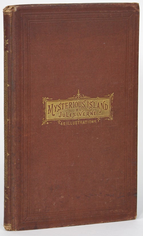 (#148056) THE MYSTERIOUS ISLAND ... WRECKED IN THE AIR. Authorized Edition. With Forty-eight Illustrations. Jules Verne.
