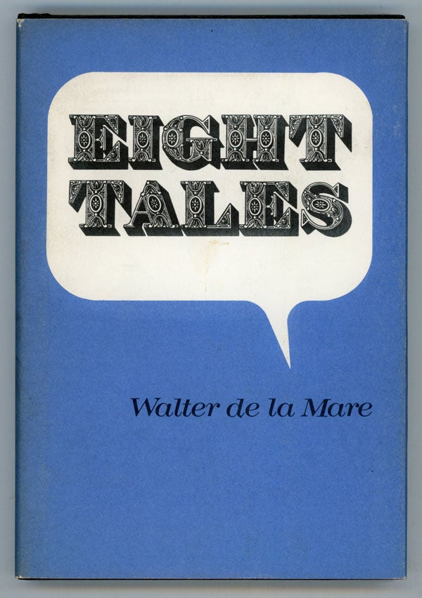 (#151061) EIGHT TALES. Walter De la Mare.