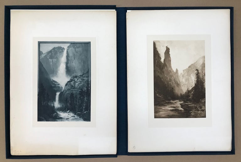 (#151592) Picturesque California. Seven folio photogravure plates from Picturesque California, all depicting scenes in Yosemite Valley and the adjacent High Sierra. JOHN MUIR.