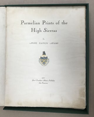 #151599) Parmelian Prints of the High Sierras by Ansel Easton Adams. ANSEL EASTON ADAMS