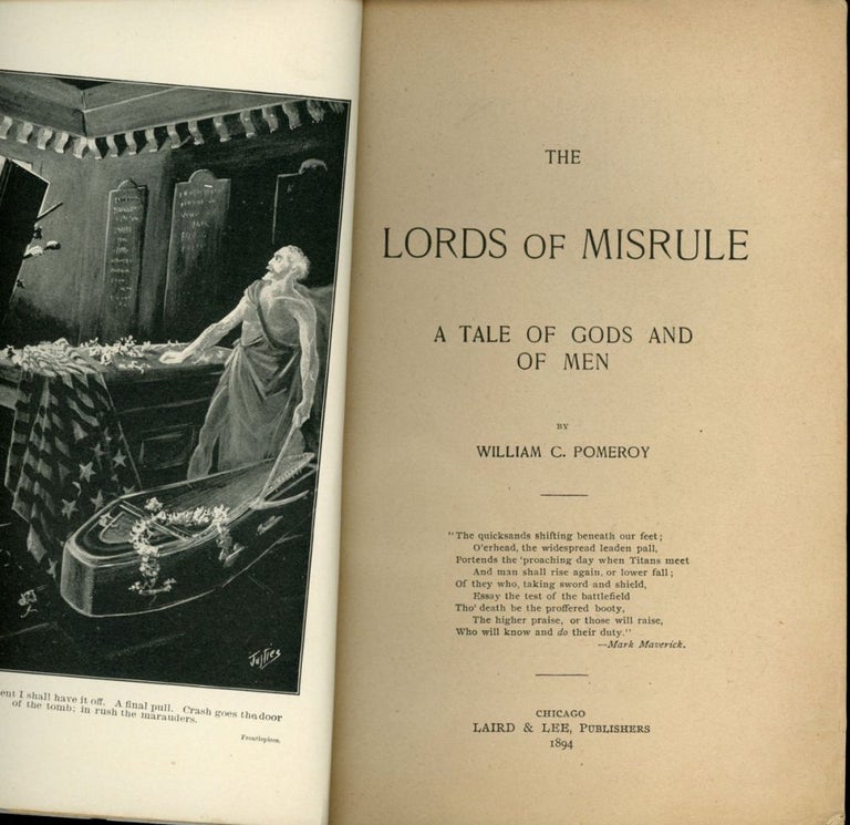 (#153222) THE LORDS OF MISRULE: A TALE OF GODS AND MEN. William Pomeroy.