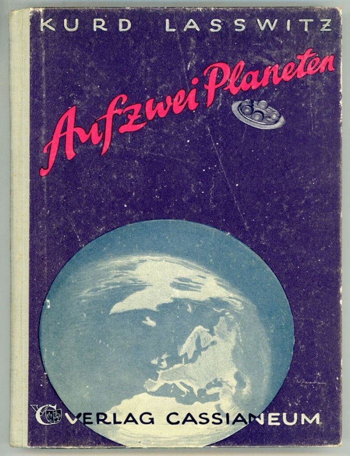 (#154208) AUF ZWEI PLANETEN. ROMAN. Kurd Lasswitz.