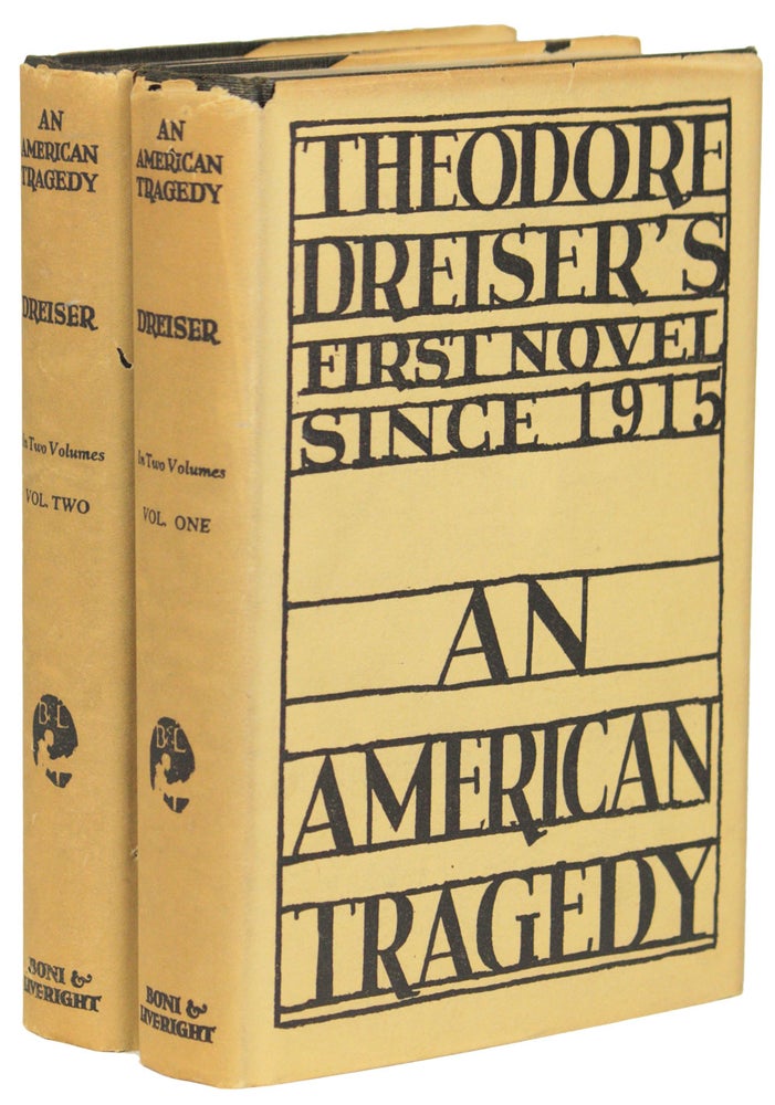 (#154536) AN AMERICAN TRAGEDY. Theodore Dreiser.