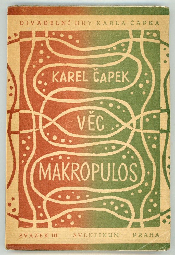 (#154557) VEC MAKROPULOS: KOMEDIE O TRECH DEJSTVICH. Karel Capek.
