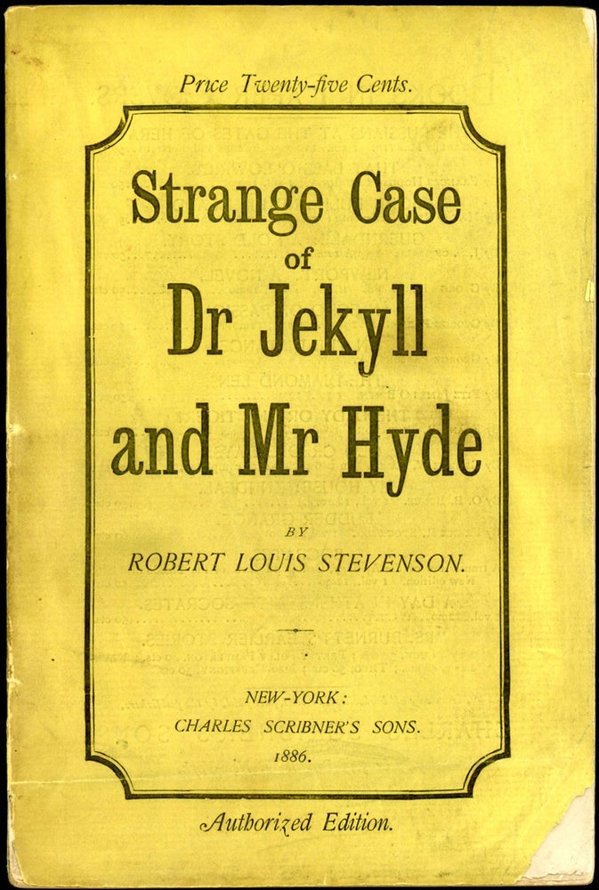 (#154583) STRANGE CASE OF DR JEKYLL AND MR HYDE. Robert Louis Stevenson.
