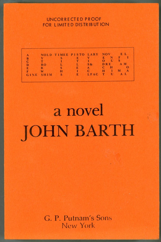 (#154727) LETTERS: A NOVEL. John Barth.