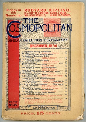 #154761) THE. December COSMOPOLITAN: AN ILLUSTRATED MONTHLY MAGAZINE, 1894 ., John Brisben...