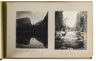 [Yosemite Valley] Album of photographs recording a vacation in Yosemite and later trips and activities in California.