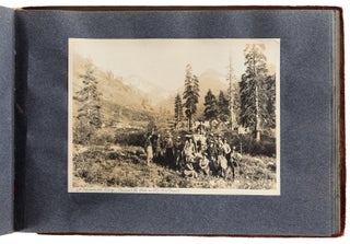 #155570) [High Sierra] Album of approximately 108 gelatin silver photographs recording the 1912...