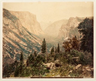 #155756) [Yosemite Valley] General view of Yosemite Valley from Artist's Point. Albumen print....