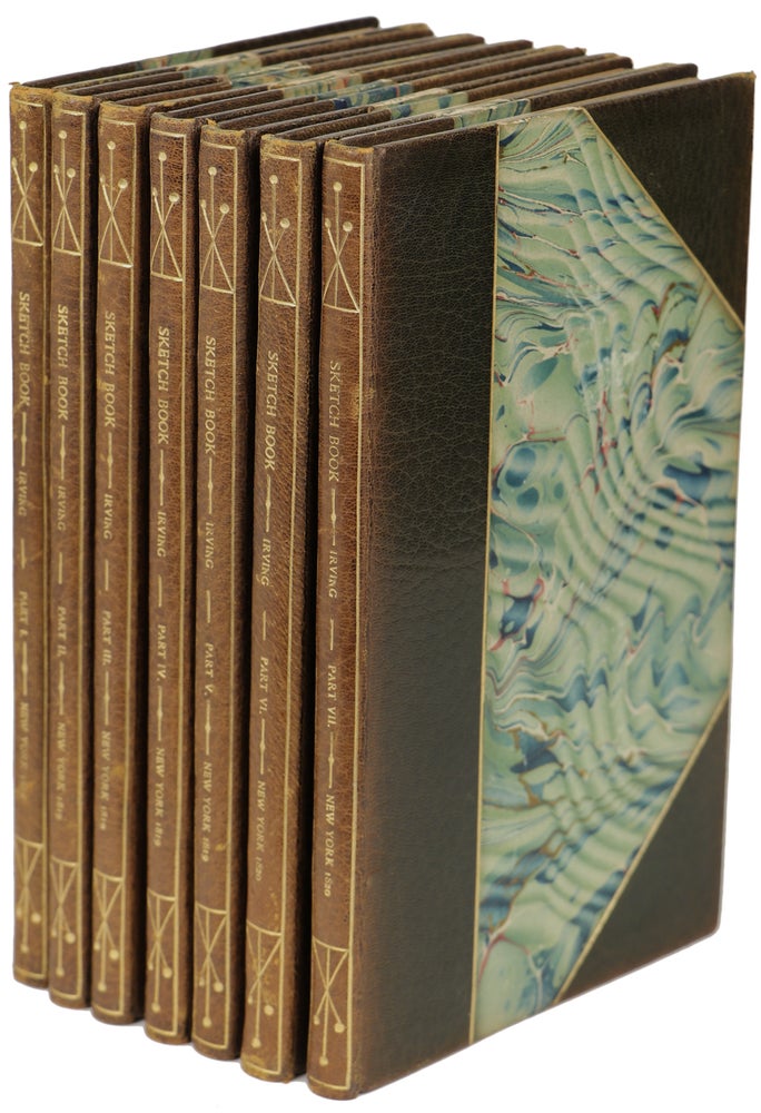 (#156925) THE SKETCH BOOK OF GEOFFREY CRAYON, GENT. [pseudonym]. No. I [through] No. VII. Washington Irving.