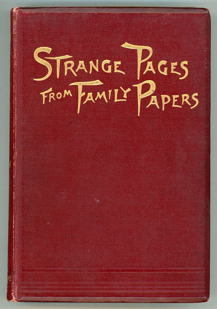 (#157102) STRANGE PAGES FROM FAMILY PAPERS. Dyer, Thiselton.
