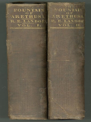 #157150) THE FOUNTAIN OF ARETHUSA ... In Two Volumes. Robert Eyres Landor