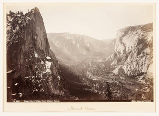 #157202) [Yosemite Valley] Down the valley, from Union Point. Albumen photograph. ISAIAH WEST TABER