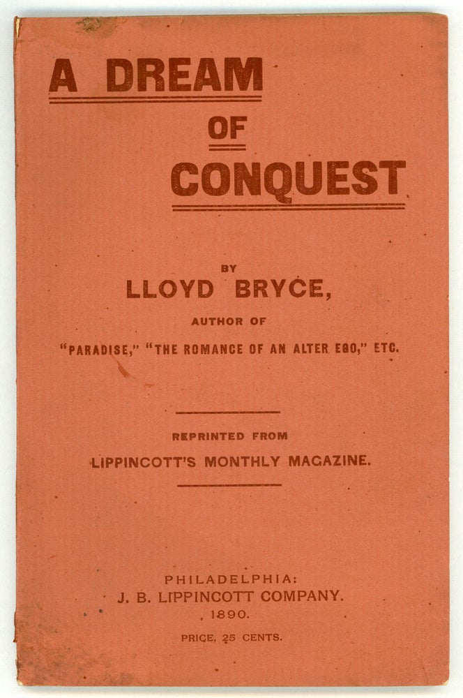 (#157221) A DREAM OF CONQUEST. Lloyd Bryce.